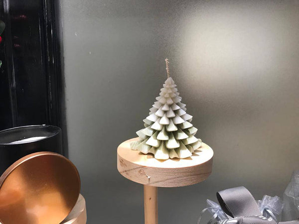 DIY 大豆蠟香薰脫模聖誕樹做型蠟燭 DIY Aroma Soy wax Shape Candle (Christmas Tree)
